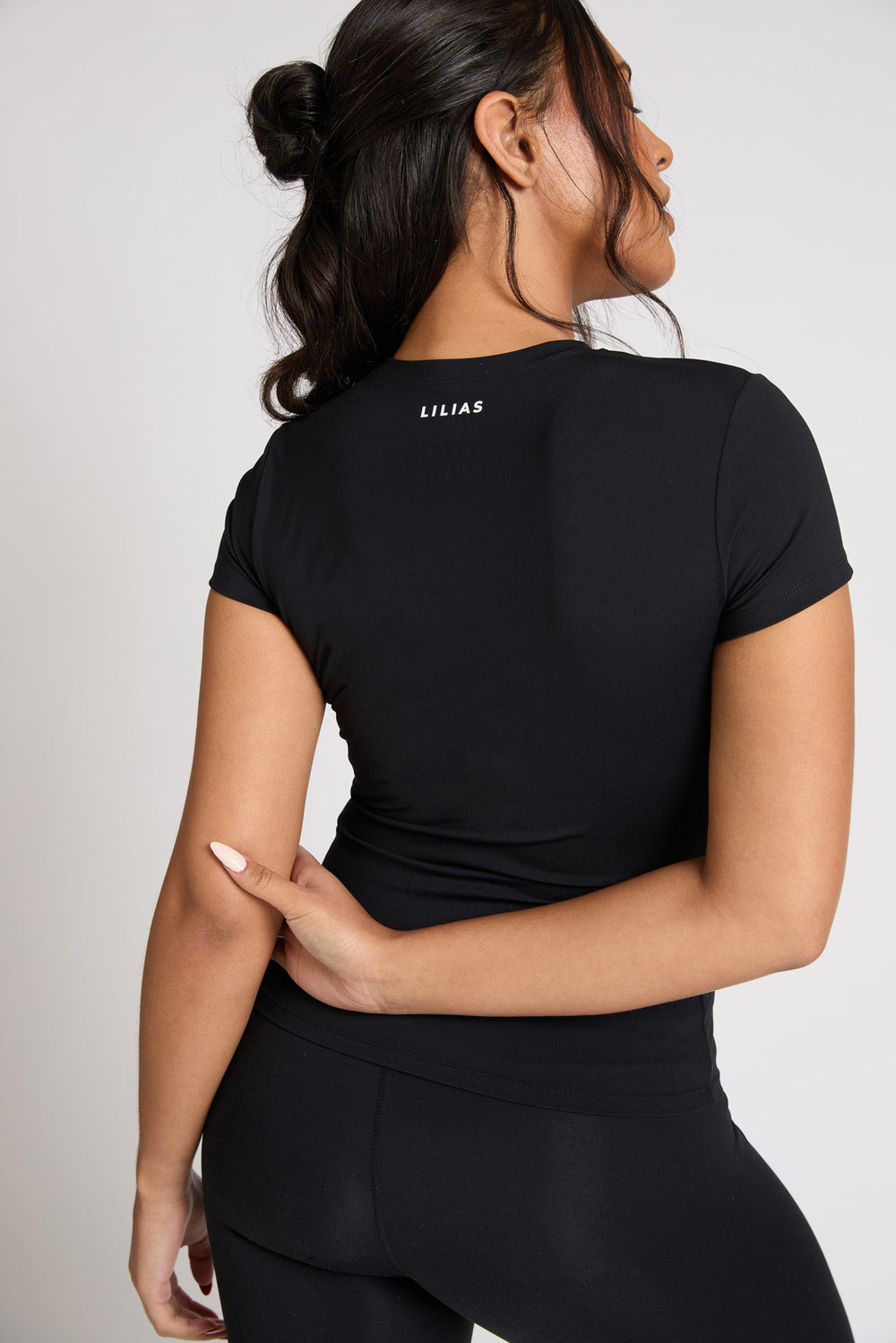 Core Short Sleeve Longline Top