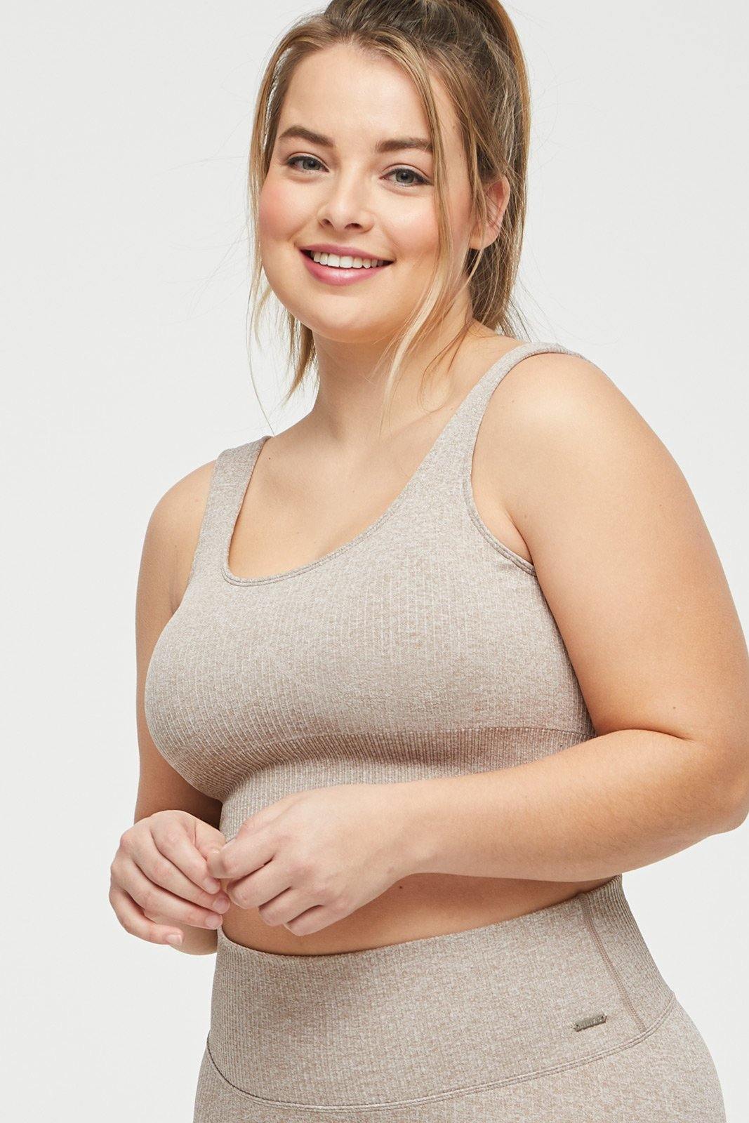 Ribbed Knit Sports Bra - Lilias Active