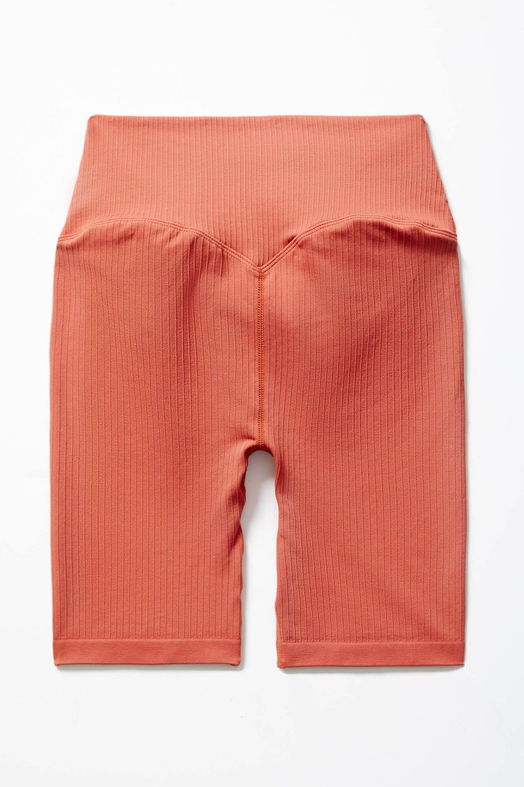 Ribbed Knit Bike Shorts - Lilias Active