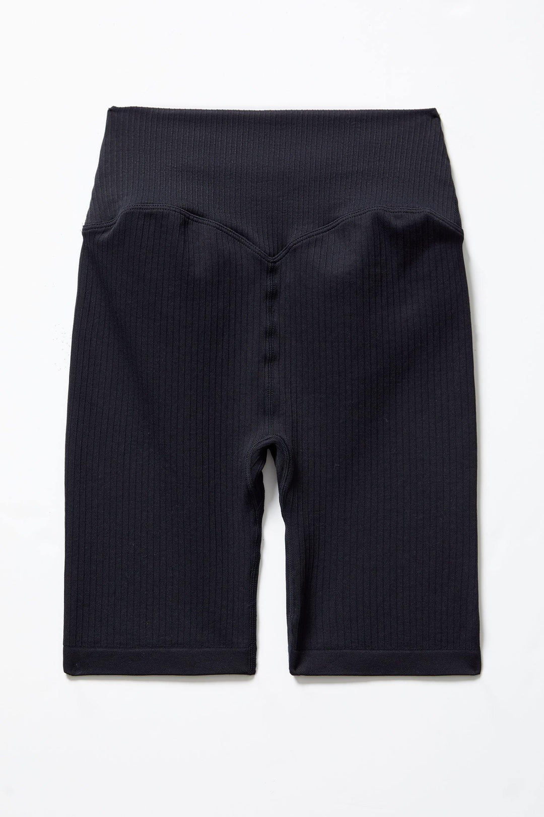 Ribbed Knit Bike Shorts - Lilias Active