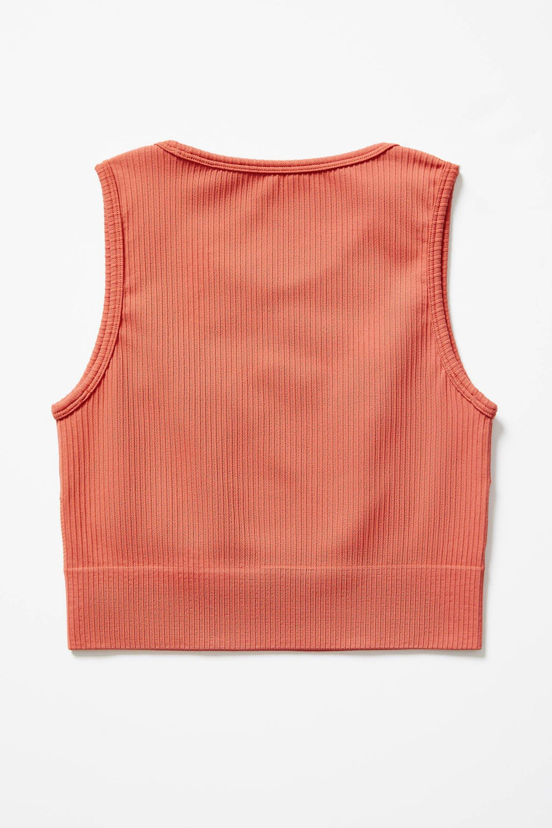 Ribbed Knit Longline Sports Bra - Lilias Active
