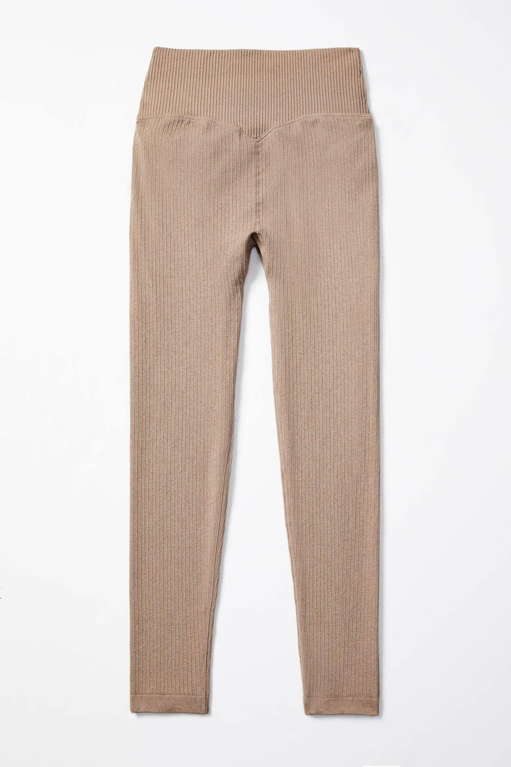 Ribbed Seamless Leggings - Lilias Active