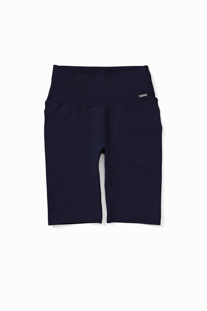 Ribbed Knit Bike Shorts