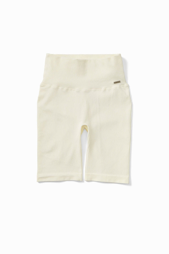 Ribbed Knit Bike Shorts