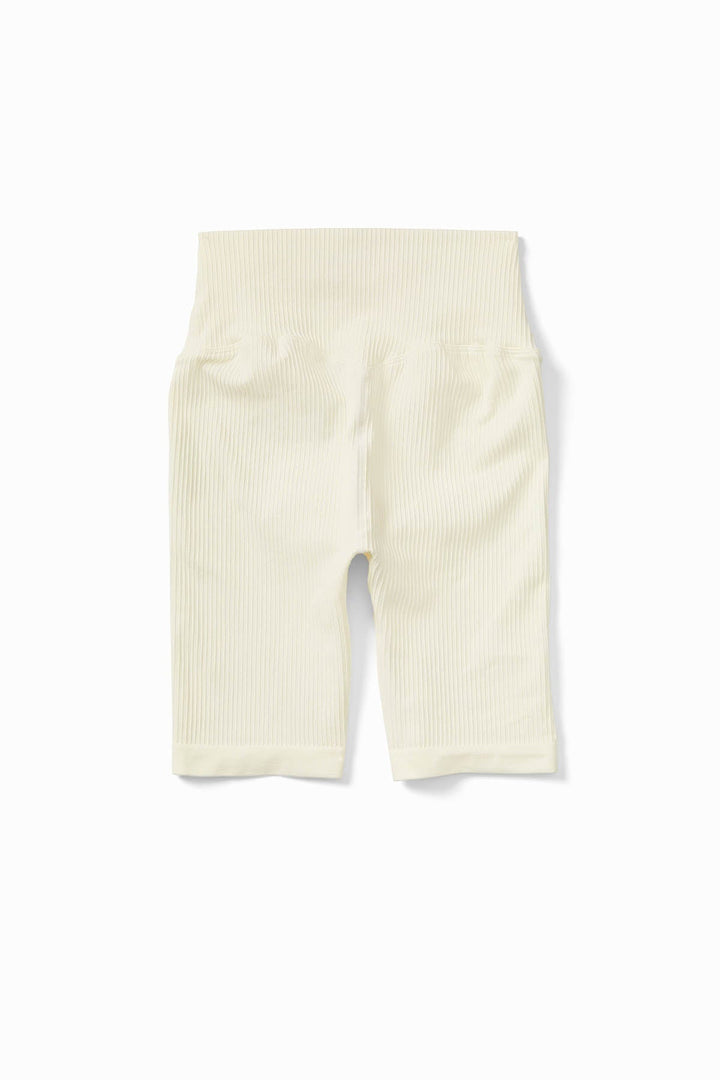 Ribbed Knit Bike Shorts