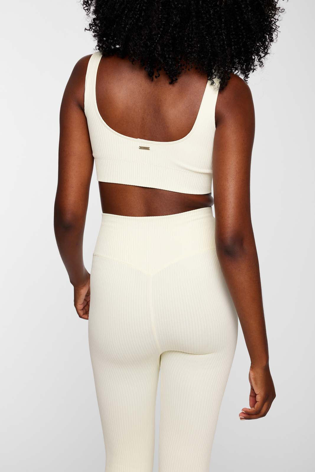 Ribbed Knit Sports Bra