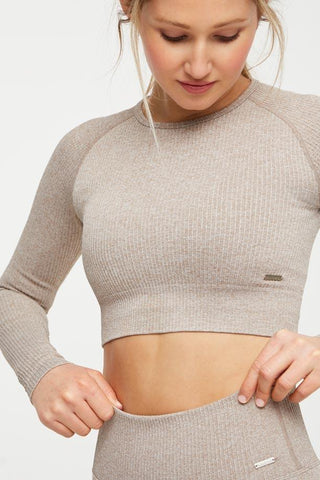 Ribbed Seamless Crop Top