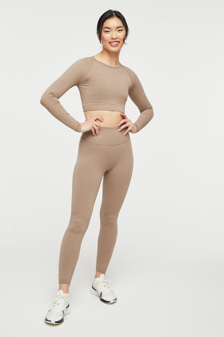 Ribbed Seamless Crop Top