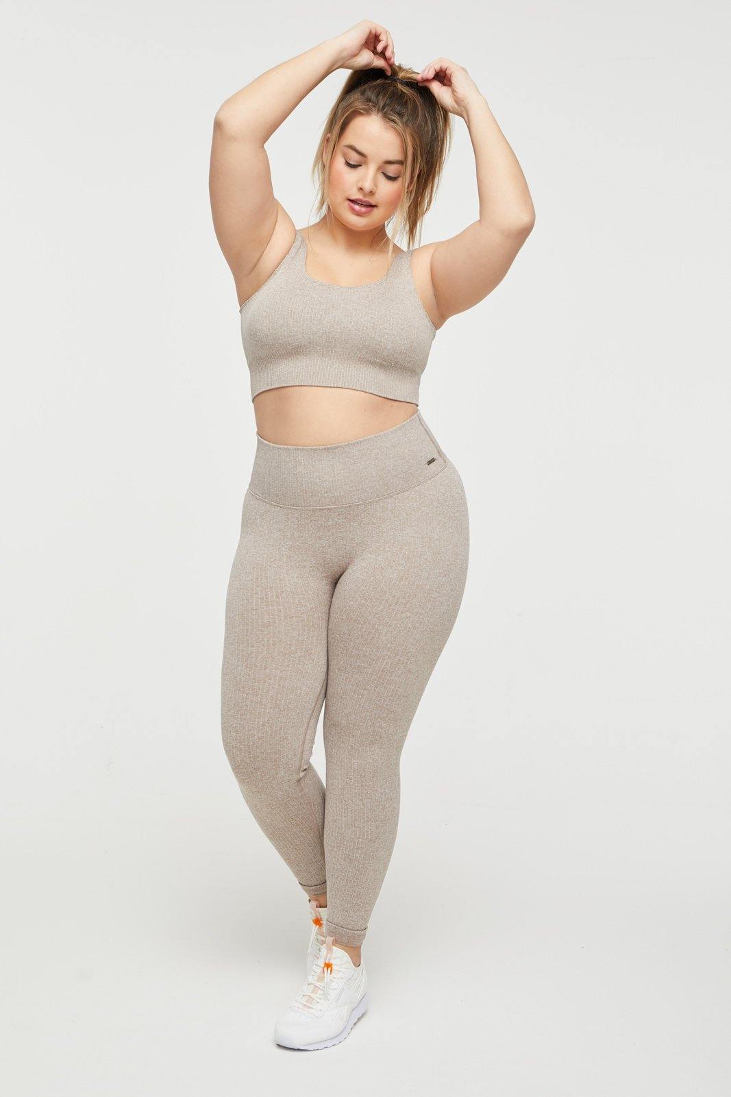 Ribbed Knit Sports Bra - Lilias Active