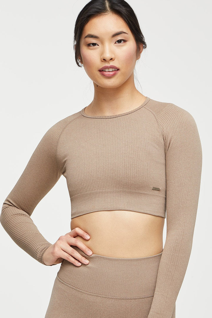 Ribbed Seamless Crop Top