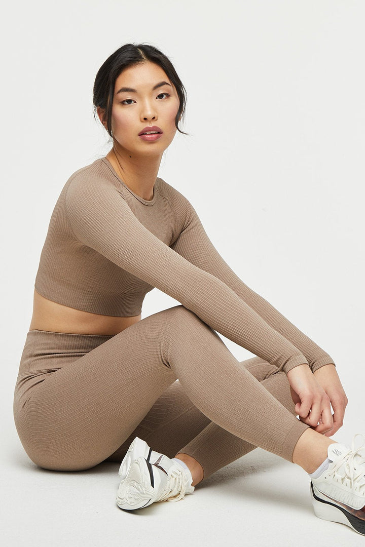 Ribbed Seamless Crop Top