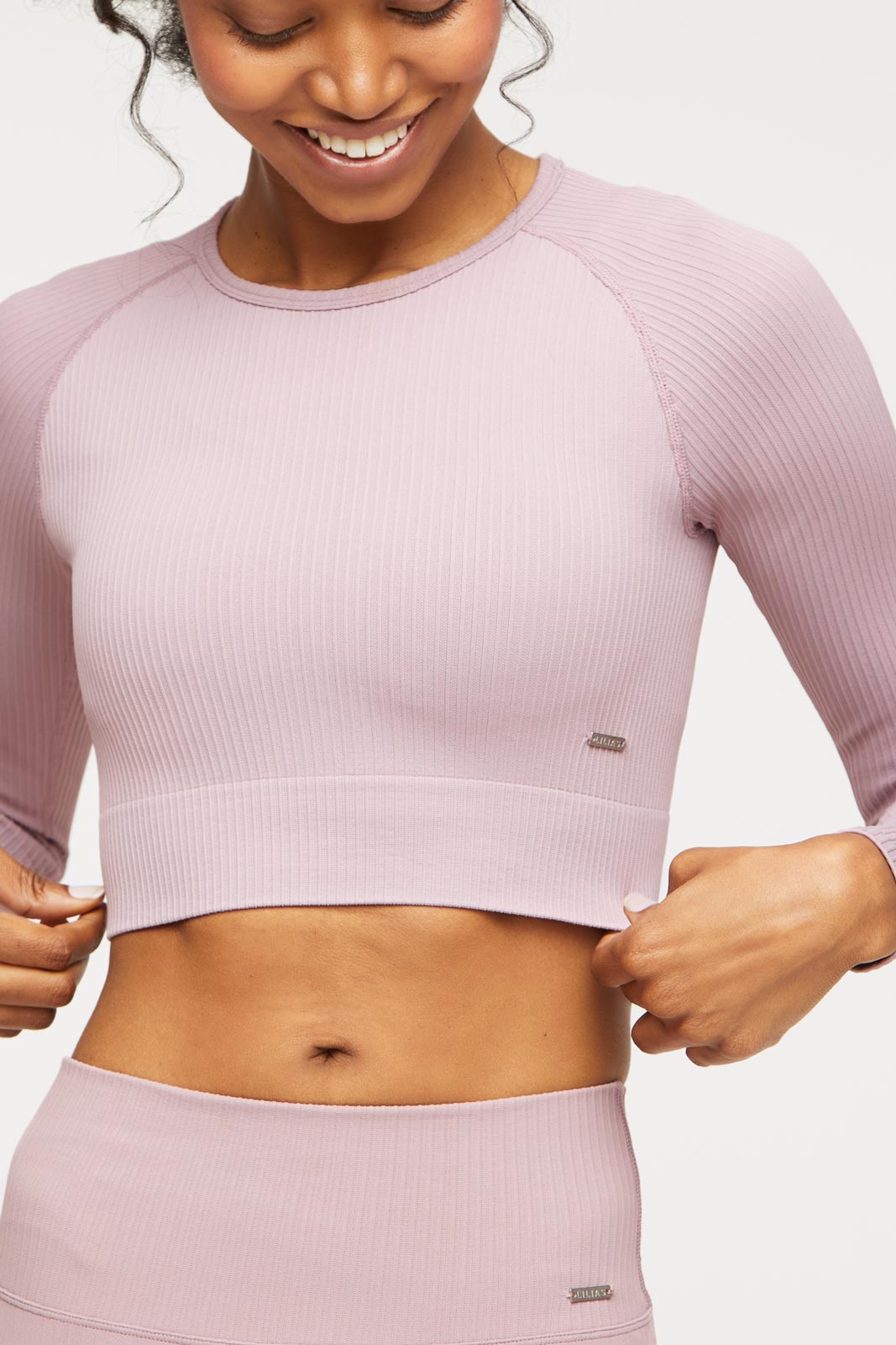 Ribbed Seamless Crop Top