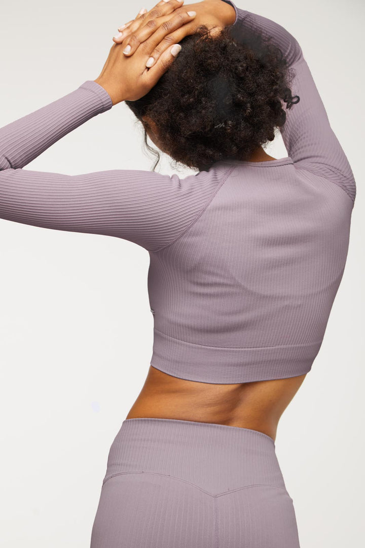 Ribbed Seamless Crop Top