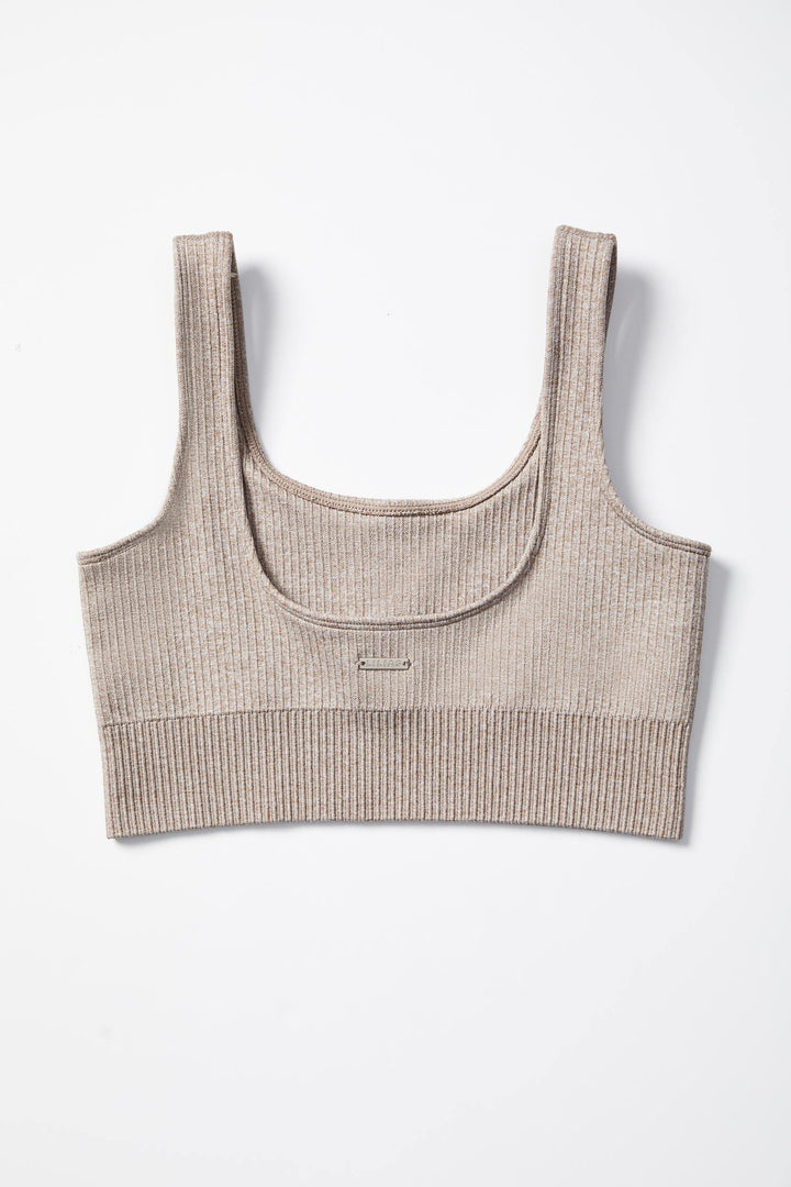 Ribbed Knit Sports Bra - Lilias Active
