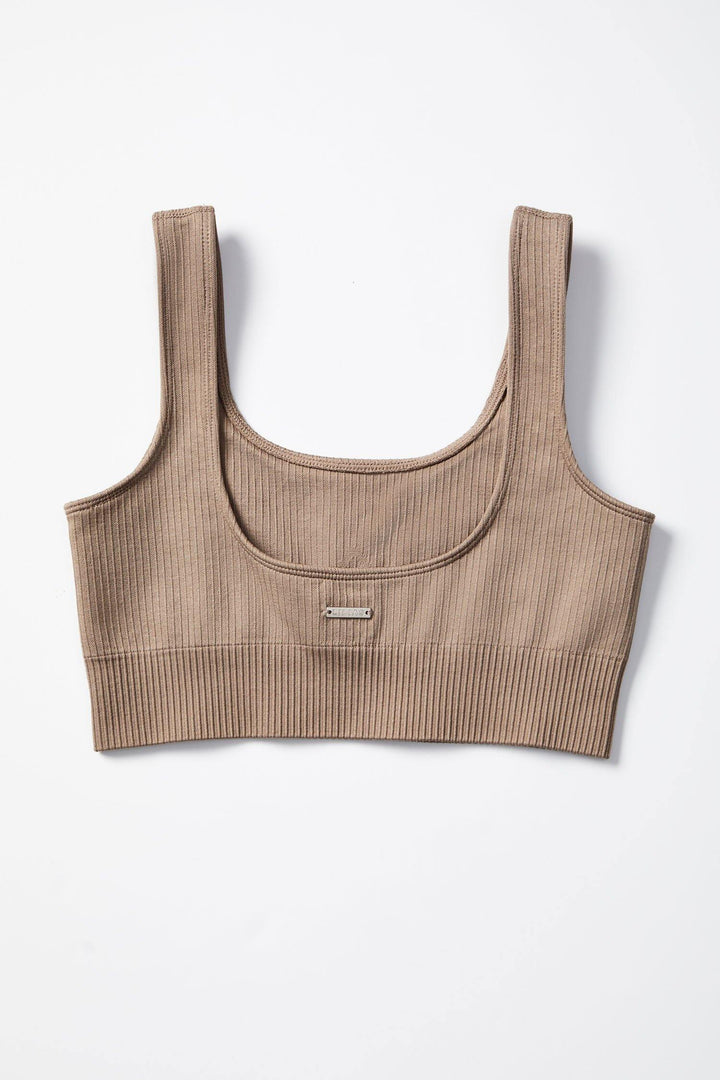 Ribbed Knit Sports Bra - Lilias Active