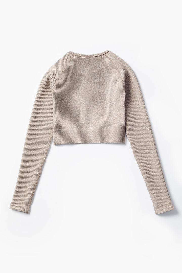 Ribbed Seamless Crop Top