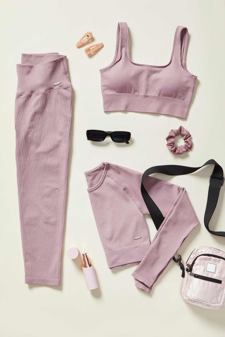 Ribbed Seamless Crop Top
