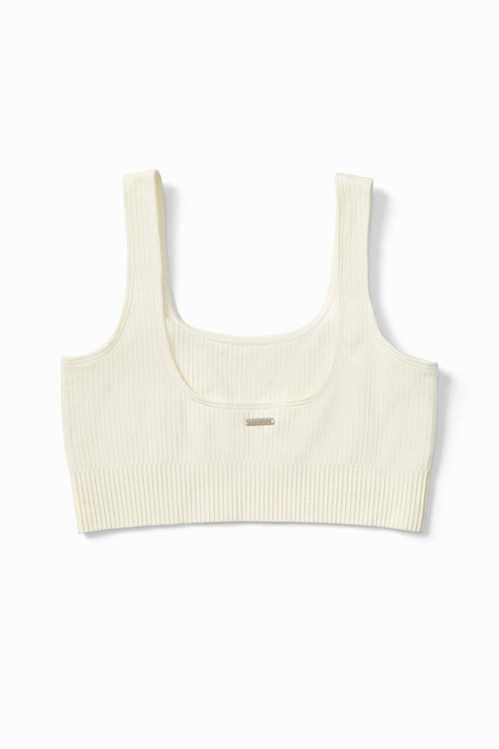 Ribbed Knit Sports Bra